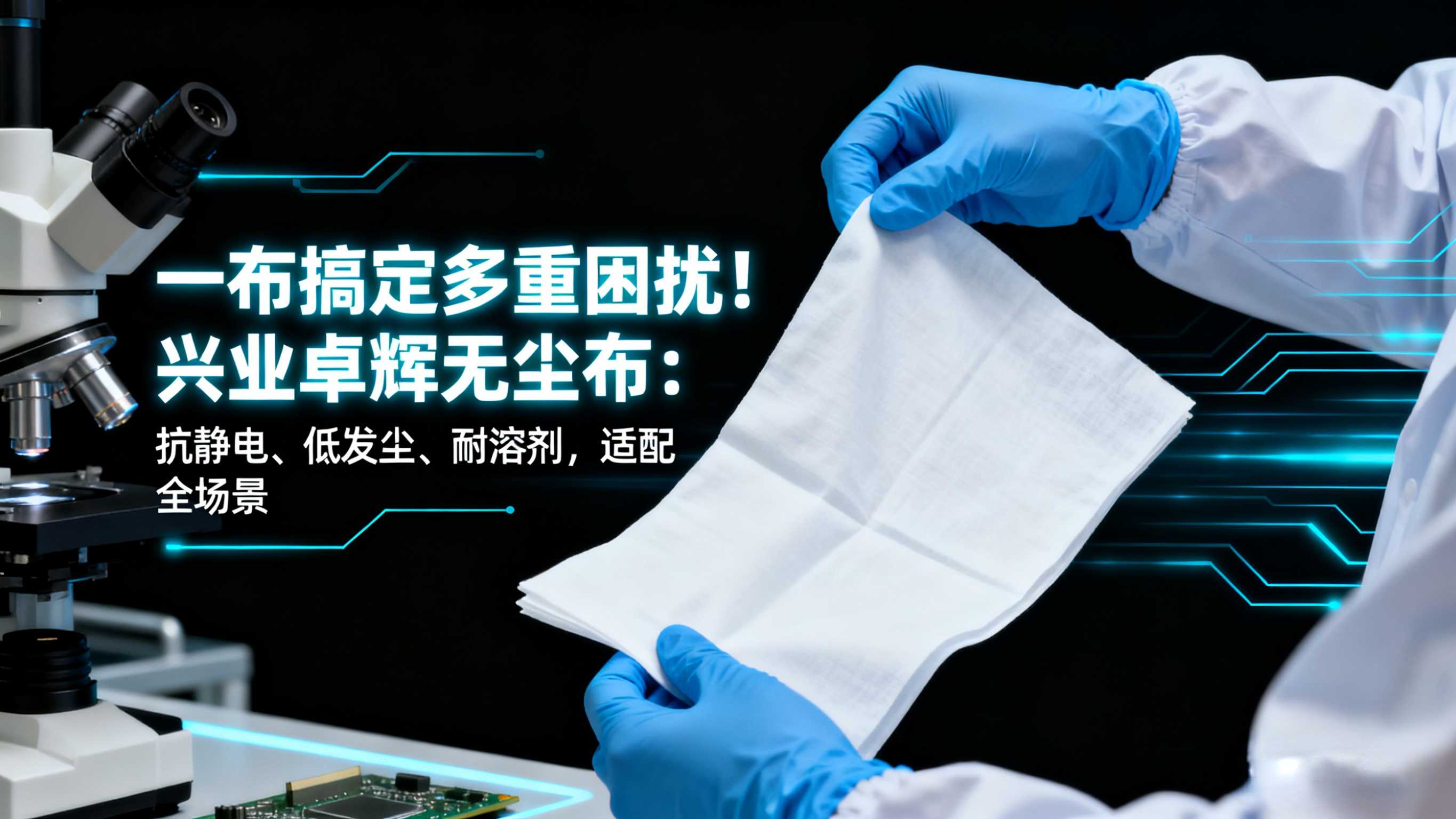 无尘布硅油残留全攻略：兴业卓辉教你从源头到落地解决微污染难题