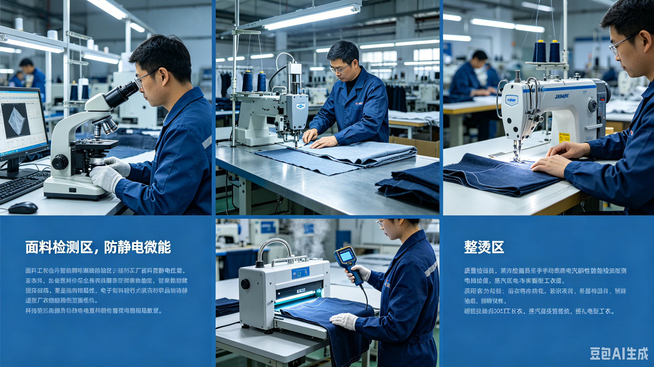 兴业卓辉生产主管经验：防静电工衣的生产流程把控与质量检测关键