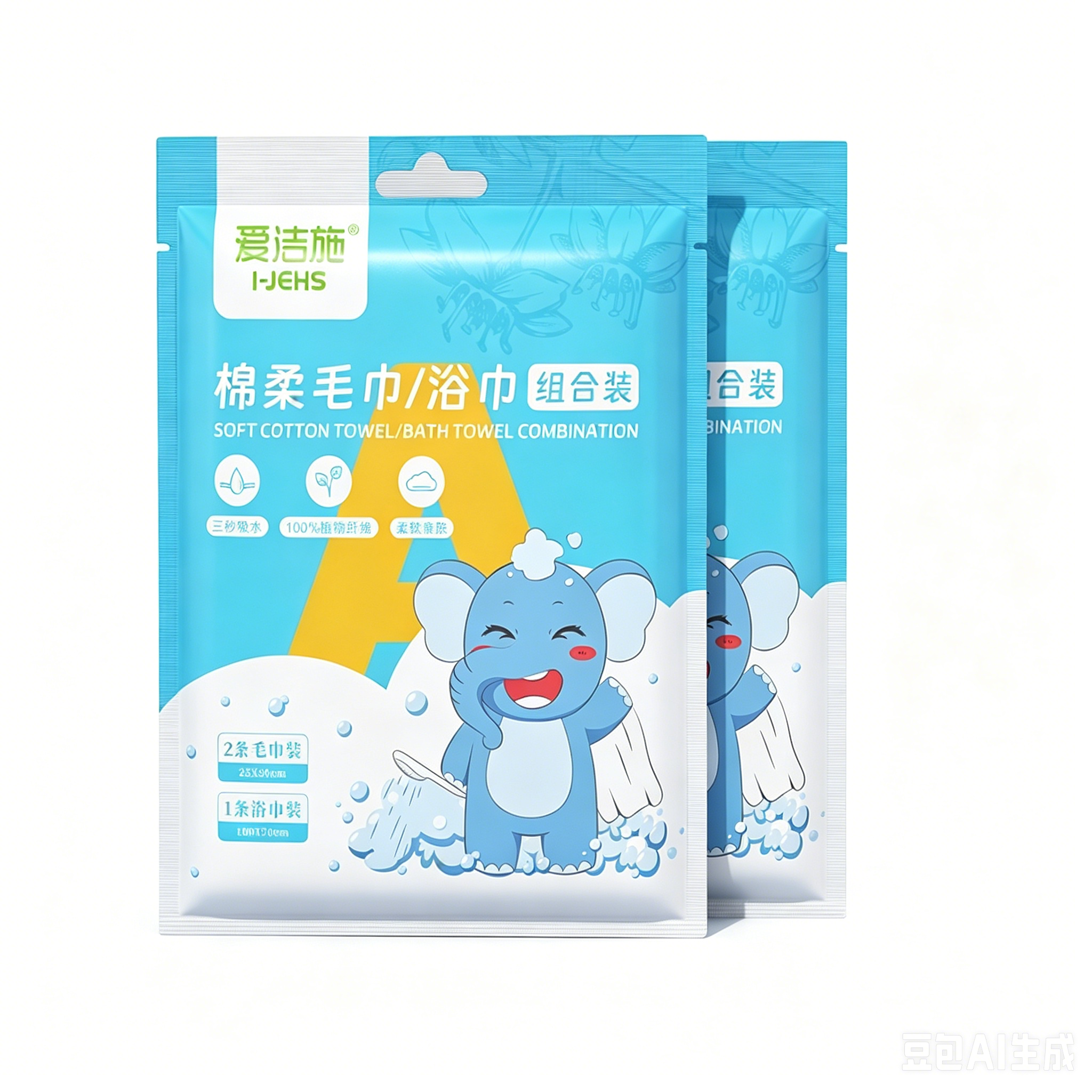 一次性毛巾浴巾组合包(A34)
