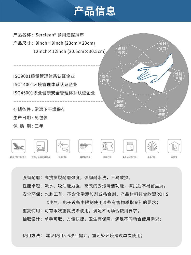 Z51 强力擦拭布产品详情图