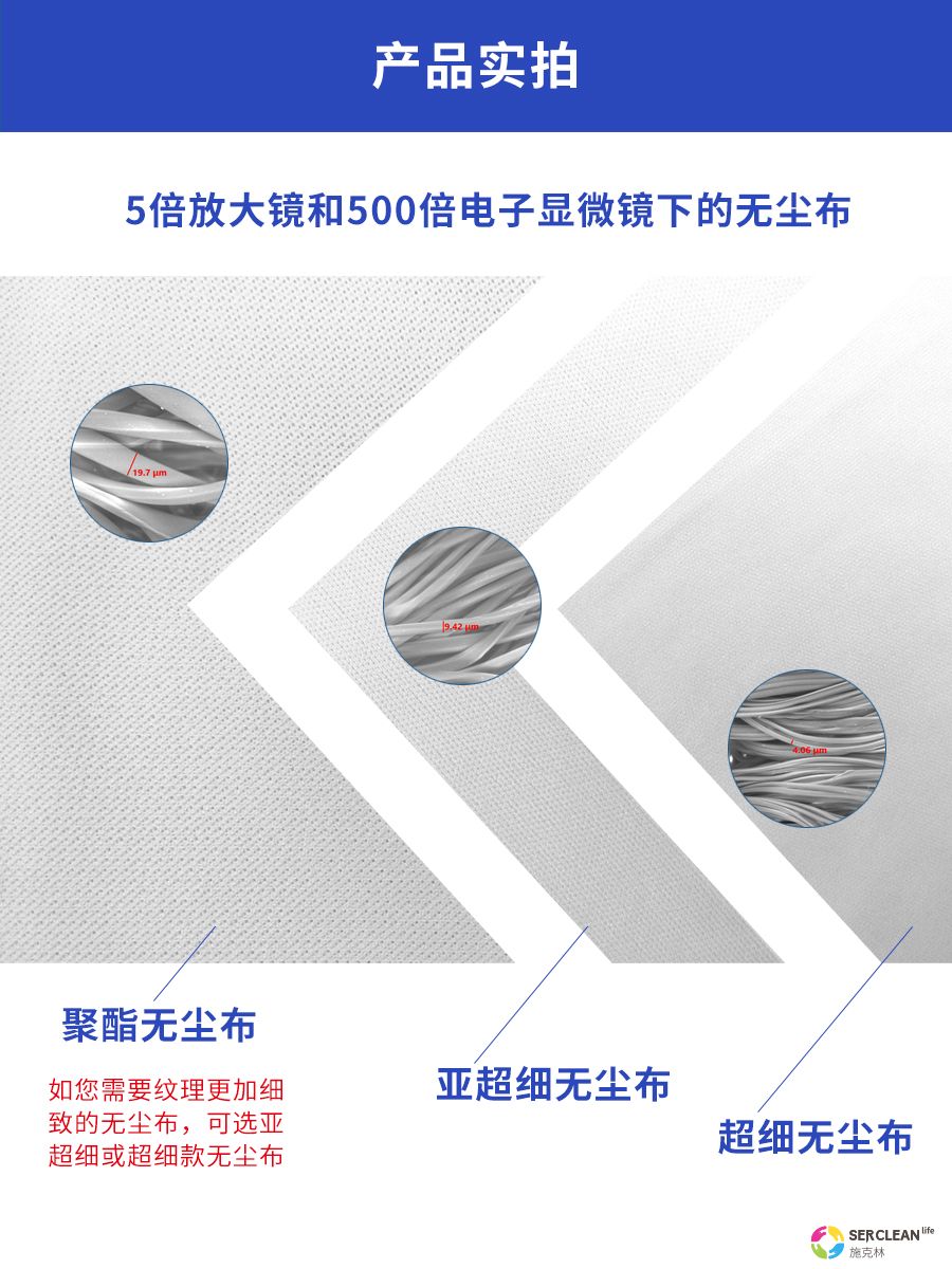 B21 聚酯纤维擦拭布详情页 B21 聚酯纤维擦拭布详情页