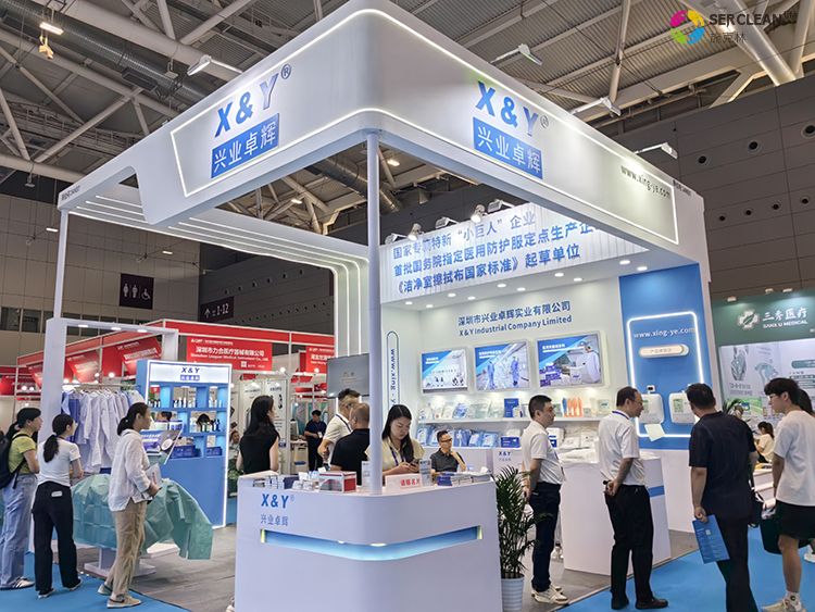 兴业卓辉展出多款手术耗材系列、医疗防护系列、医用擦手纸系列产品