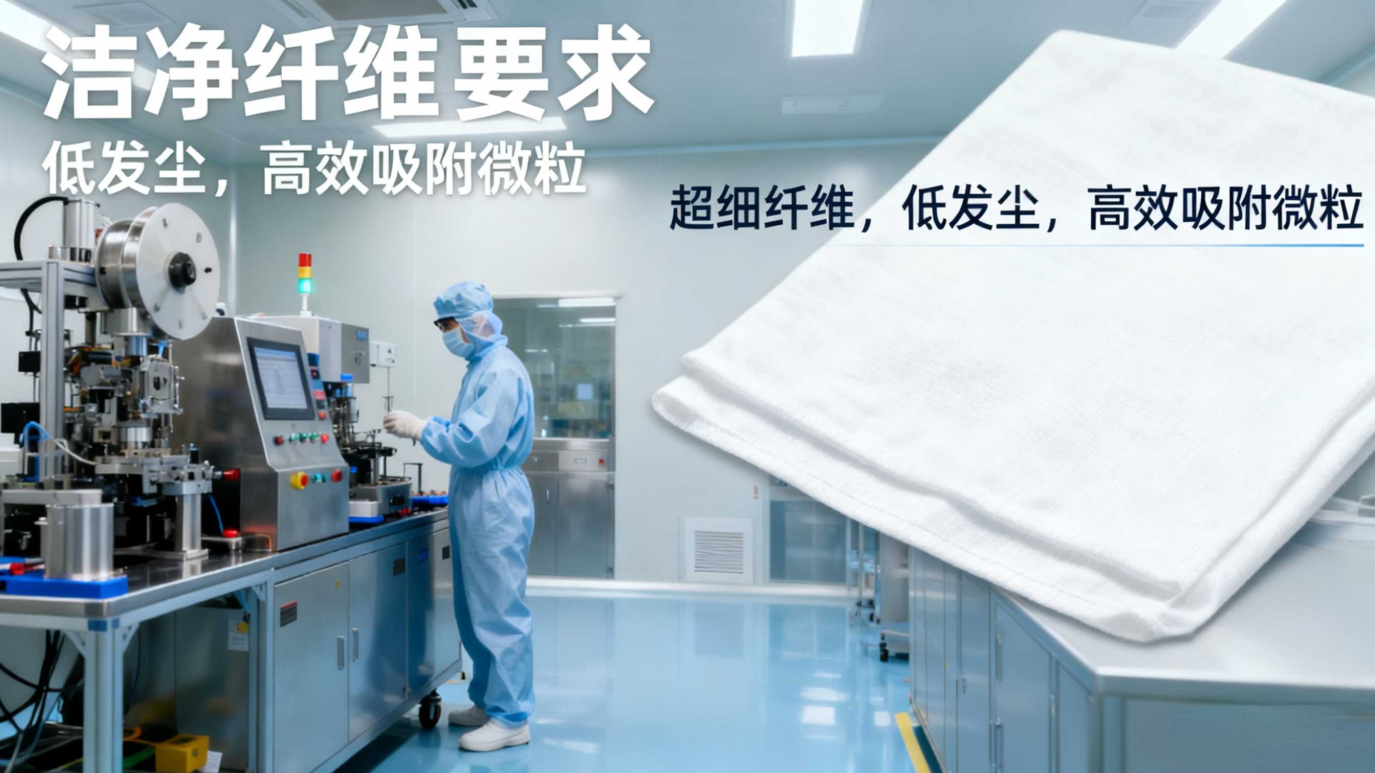 洁净室超细纤维无尘布 洁净室超细纤维无尘布