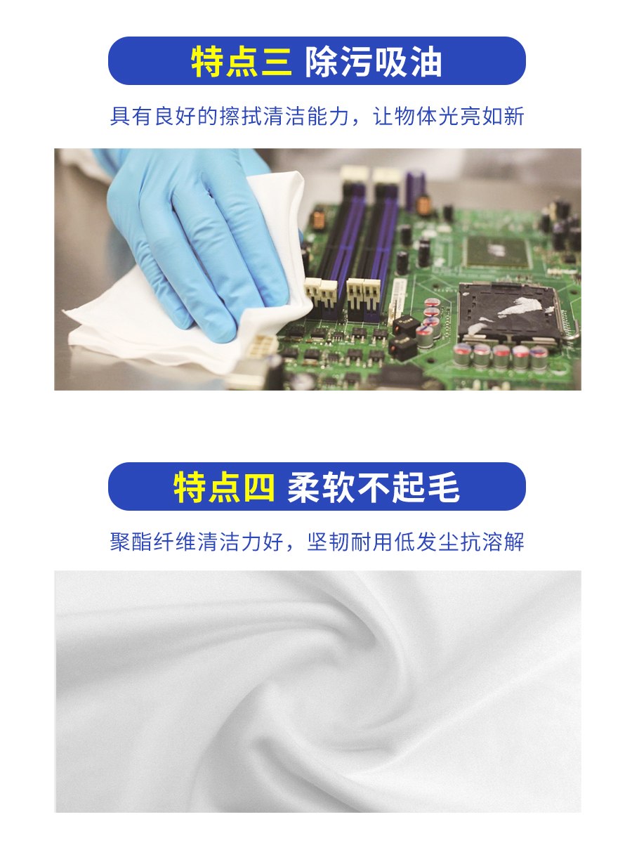 B23 亚超细纤维擦拭布产品详情页 B23 亚超细纤维擦拭布产品详情页