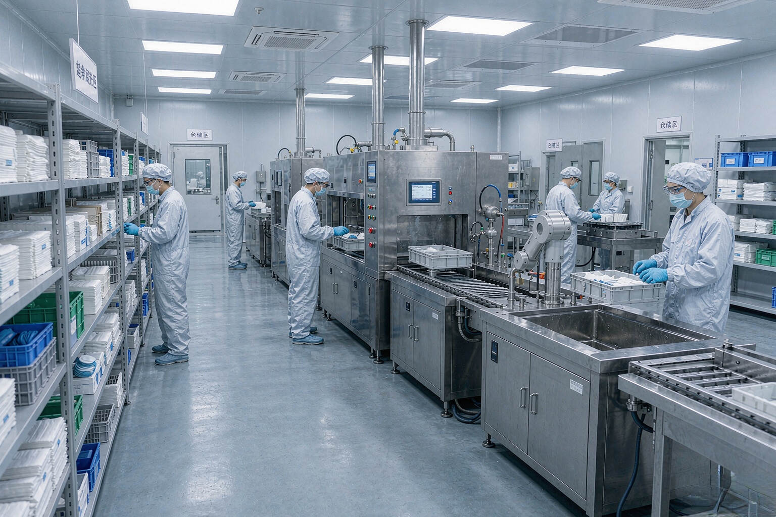  兴业卓辉超净清洗车间 / 洁净室工程